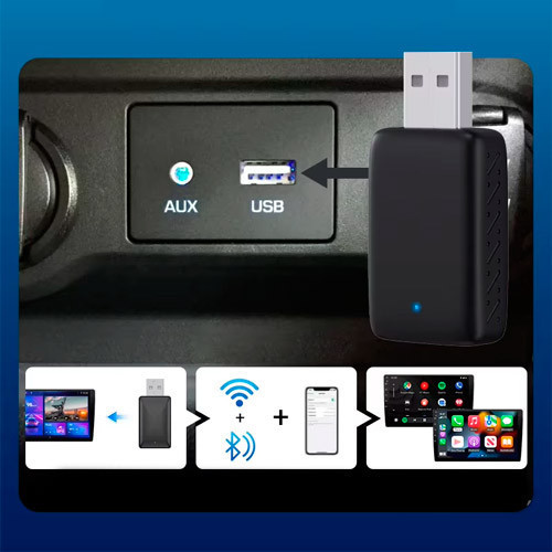 Адаптер беспроводной Apple CarPlay Android Auto Wi-Fi Bluetooth для автомобиля мультимедиа Киев - изображение 5