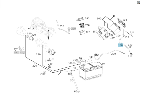 Mercedes-Benz  A0249974982 Трубка відведення газів та рідини з АКБ CLS C219 E-class W211 ML W164 R-class short W251 C-Class W205 GLC X253 C-class W203 Одесса