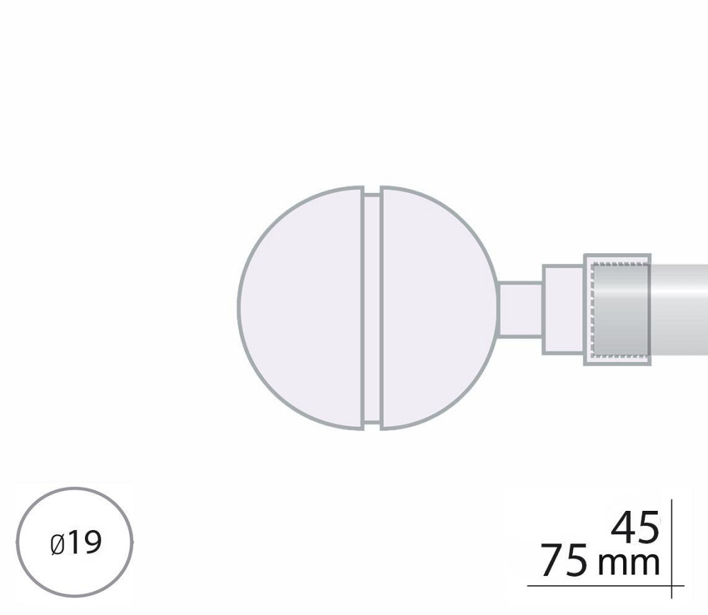 Закінчення для карнизу Orvit КОРСО 19 мм ЗОЛОТО Львів - фото 2