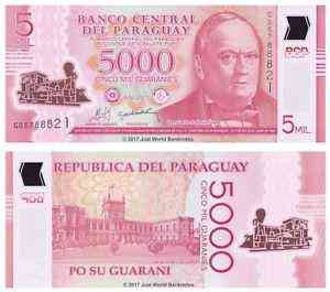 Парагвай / Paraguay 5000 Guaranies 2011 P 234 UNC Полтава