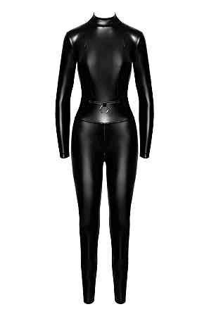 Комбінезон Noir Handmade F319 Caged, XL, під латекс, довгий рукав, з доступом, кільце на поясі Sex Aura Київ