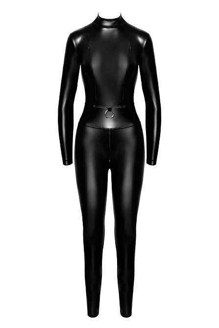 Комбінезон Noir Handmade F319 Caged, XL, під латекс, довгий рукав, з доступом, кільце на поясі Sex Aura Київ - фото 5