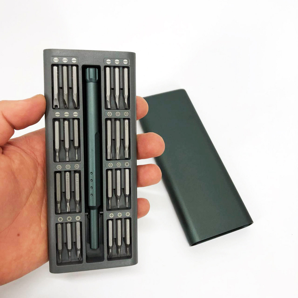 Набір прецизійних викруток з ручкою 48 в 1 у металевому футлярі FA-50 Львів - фото 12