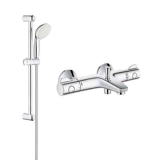 Змішувач для ванни Grohe Grohtherm 800 34567000 з душовим гарнітуром 27853001 (34567001) хром Київ