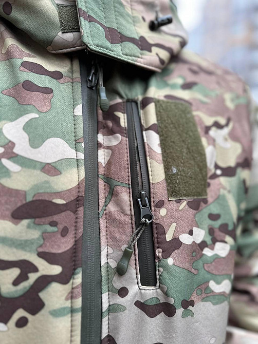 Мужской зимний бушлат с подкладкой Omni-heat (Мультикам) 46 Винница - изображение 7