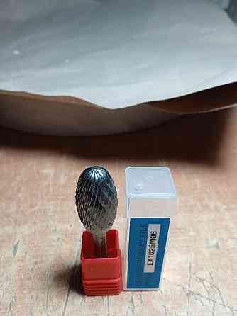 Борфреза тип Е 16×25×6 мм — конічна твердосплавна шарошка по металу для дриля та гравера Харків