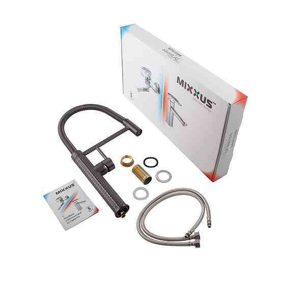 Кухонний змішувач Mixxus Premium Spark 017 GRAPHITE MI6970 Харків