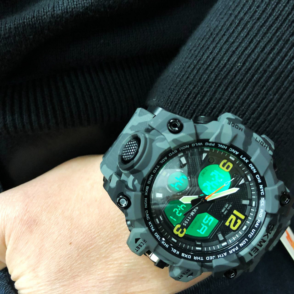 Водонепроницаемые наручные часы для военных спорта SKMEI, Хорошие наручные часы мужские NS-85 Львов - изображение 11