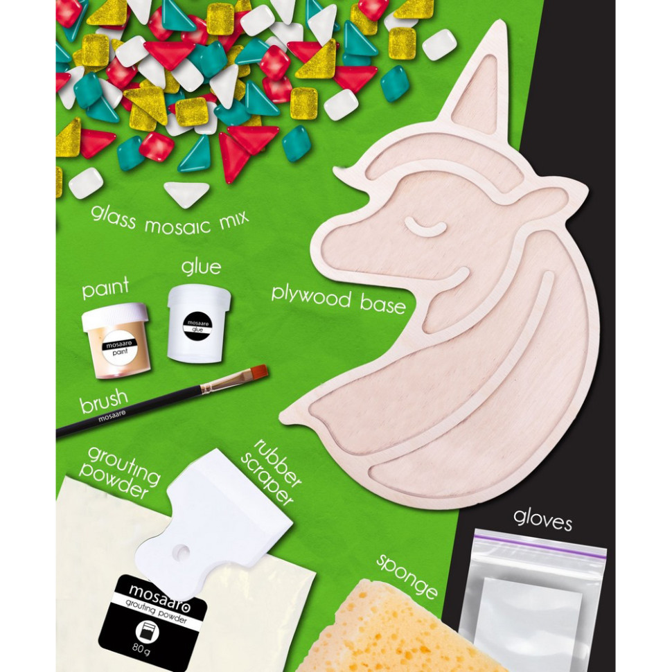 Дитячий набір для творчості кришталева мозаїка "Єдиноріг" MA2002 Вінниця - фото 3