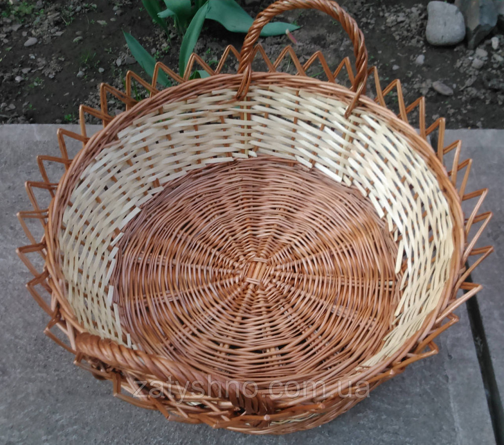 Кошик плетений з двома ручками Київ - фото 4
