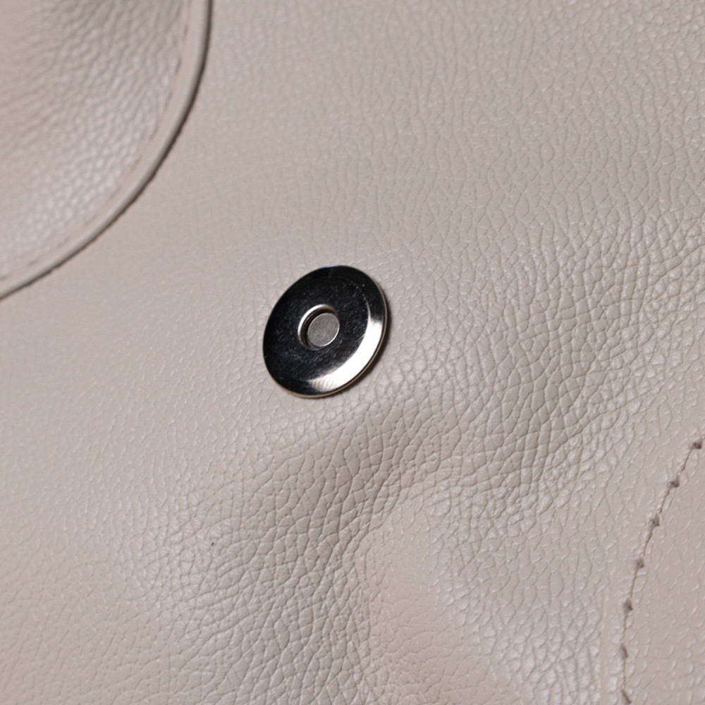 Ділова жіноча сумка з двома ручками з натуральної шкіри Shvigel 22830 Бежева Київ - фото 2