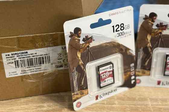 Kingston 128 GB SDXC Class 10 UHS-II U3 Canvas React Plus (SDR2/128GB) Киев