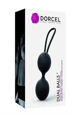 Вагинальные шарики Dorcel Dual Balls Black, диаметр 3,6см, масса 55 г Sex Aura Киев