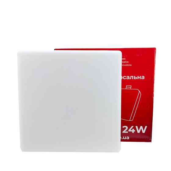 LED панель універсальна квадратна 170 мм 24Вт, нейтральний білий 4000К, 2200 Лм Дніпро