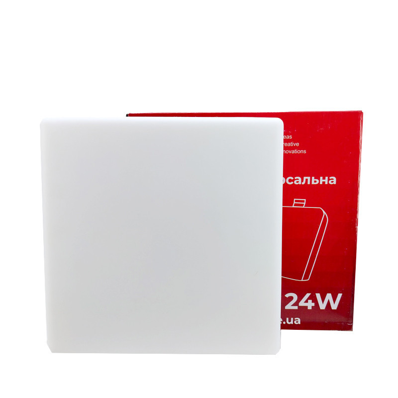 LED панель універсальна квадратна 170 мм 24Вт, нейтральний білий 4000К, 2200 Лм Дніпро - фото 1