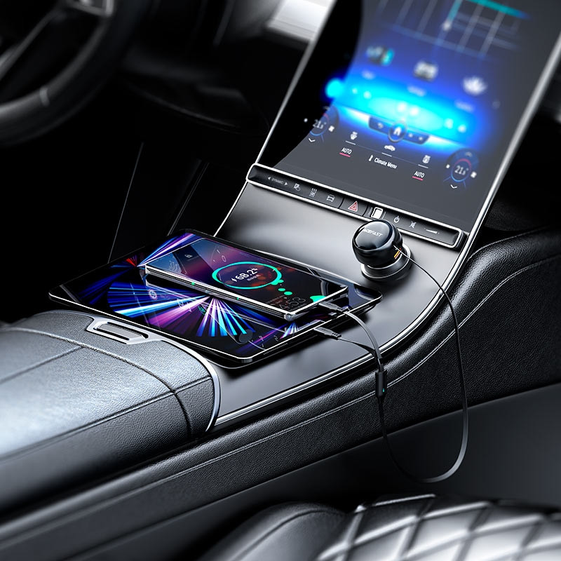 Автозарядка 3xUSB 53W (2xUSB-C+USB-A) + cable USB-C 2in1 B13 Acefast Винница - изображение 7