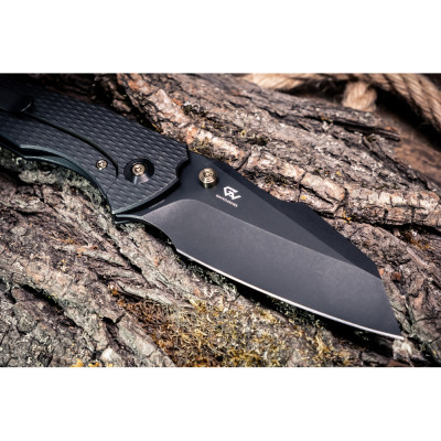 Нож Weknife High-Fin XL, Darkwash, чорний титан (WE24010-1) Винница - изображение 10
