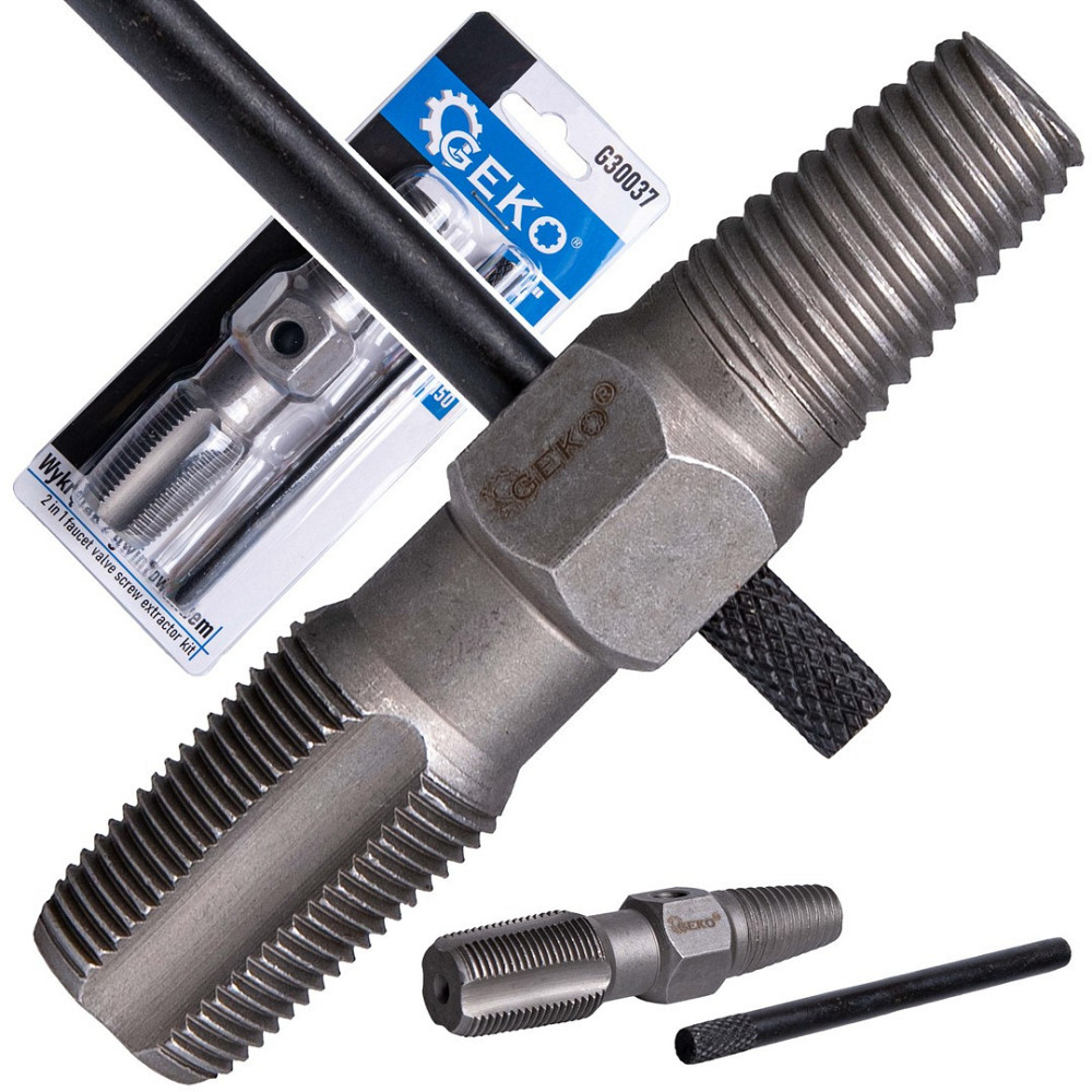 Екстрактор сантехнічний з мітчиком "GeKo" 3/4" для видалення зламаних водопровідних з'єднань Київ - фото 1