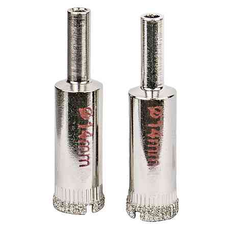 Коронки алмазные по керамике и стеклу Ø14мм (КРАТНО 2шт) SIGMA (1541141) Киев