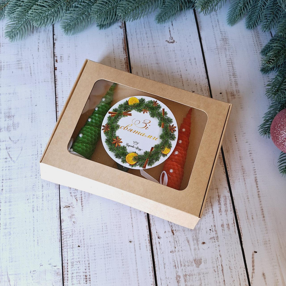 Набір для виготовлення свічок новорічних Ялинки 3 шт Одеса - фото 4