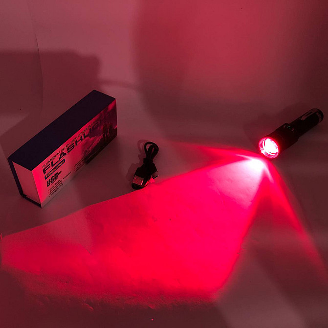 Ліхтар акумуляторний світлодіодний потужний PLD-1812-T6, Ударостійкий водонепроникний ліхтар WD-63 Київ - фото 1