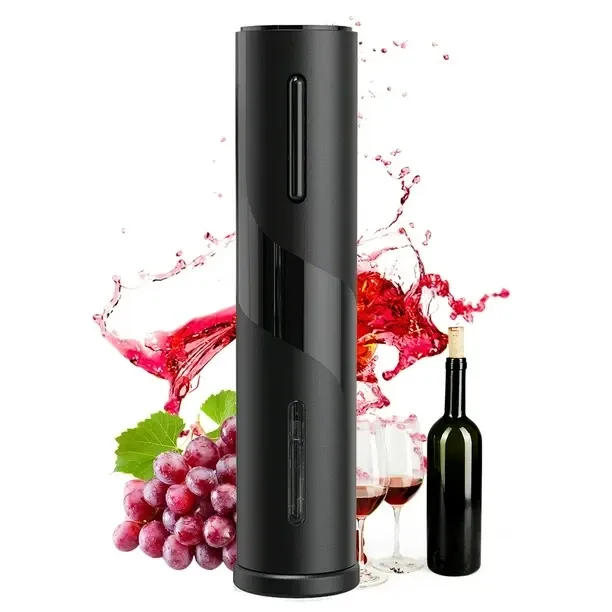 Электрический штопор для вина с ножом для фольги Xiaomi KLT – черный Черновцы - изображение 2