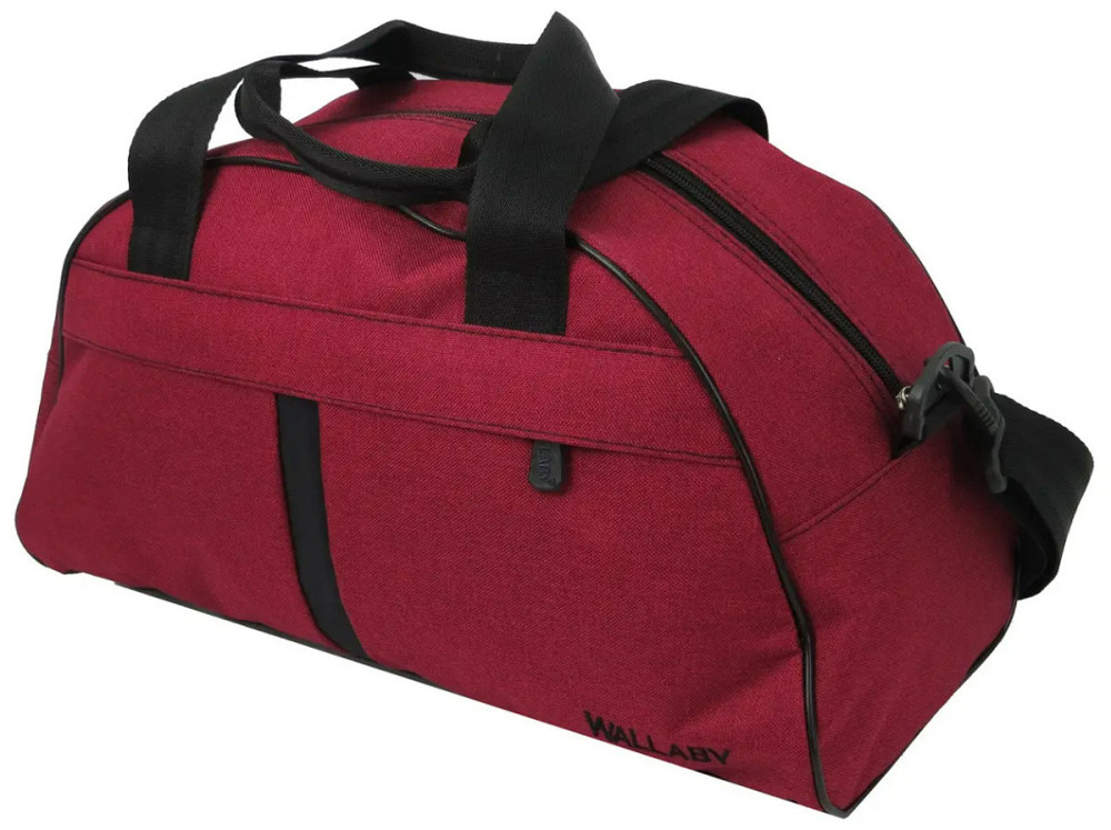 Сумка дорожная Wallaby 213 25х43 бордовая S213004 Киев - изображение 2