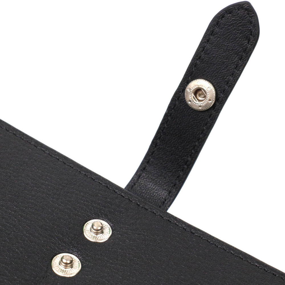 Женский тонкий кошелек из натуральной кожи Черный (Tony Bellucci) Киев - изображение 9