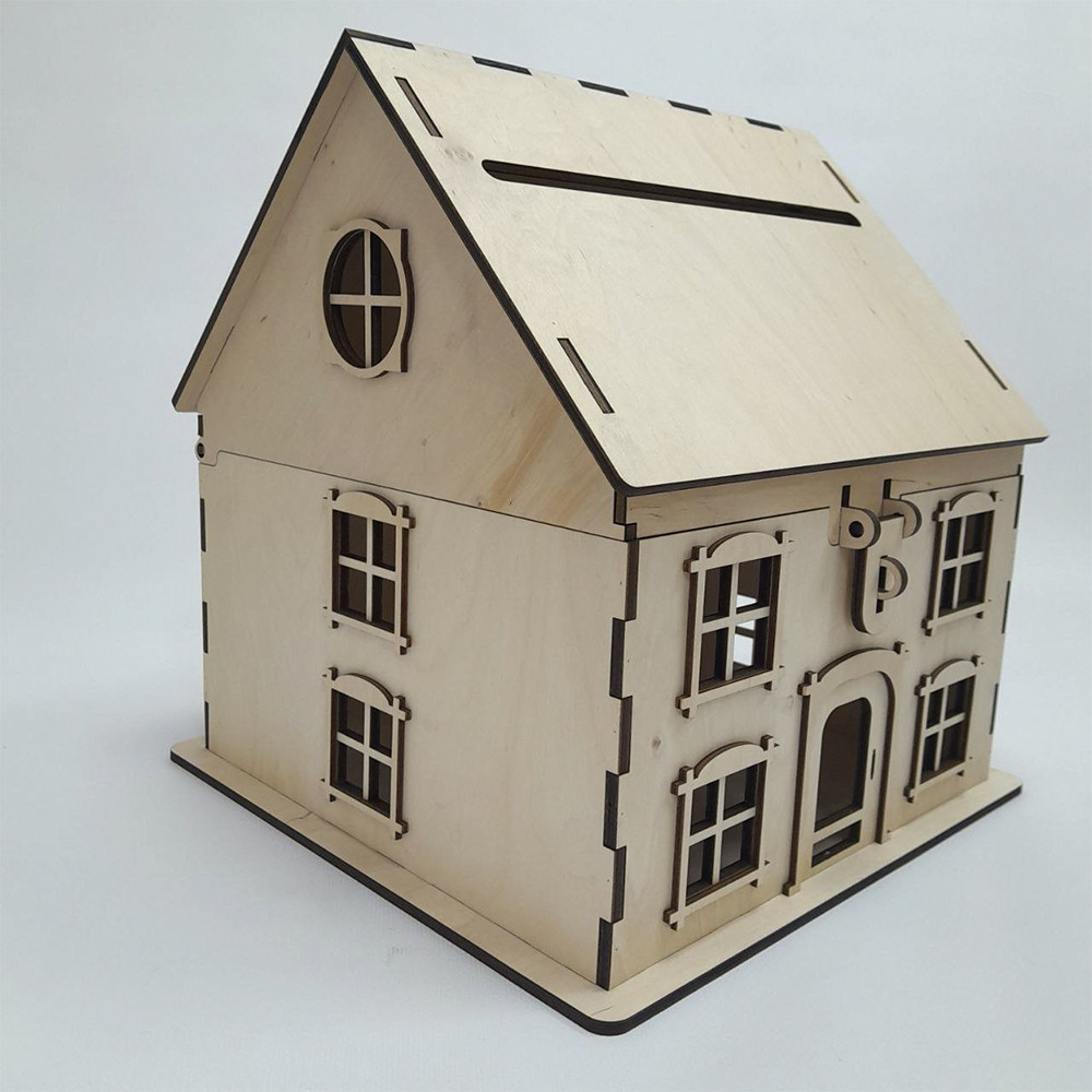 Домик для конвертов, Свадебная казна 300х300х310мм Киев - изображение 5