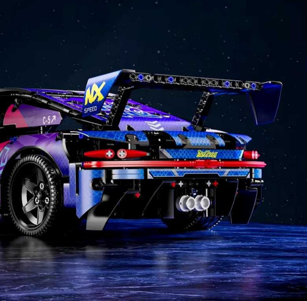 Конструктор Technic Porsche 911 фіолетовий 1580 деталей Порш 911 Київ - фото 4