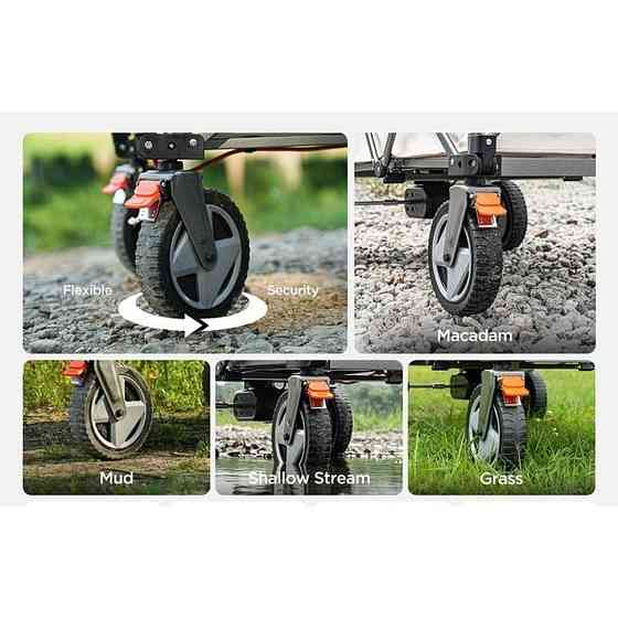 Візок акумуляторний Litheli 190л з двигуном від павербанку Power Bank Litheli 20000 mAh 45W Київ