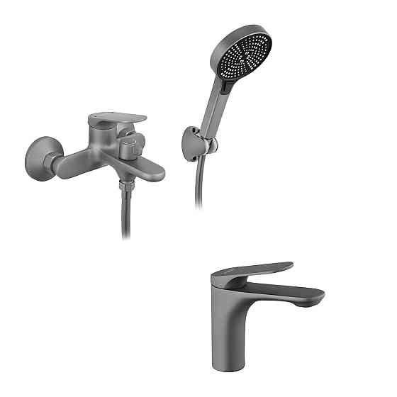 Набор смесителей Kroner Linz-GRN060 + смеситель Linz-GRN010 Киев