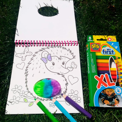 Набор для творчества Ses Книжка-раскраска Пушистики (0112S) Винница - изображение 5