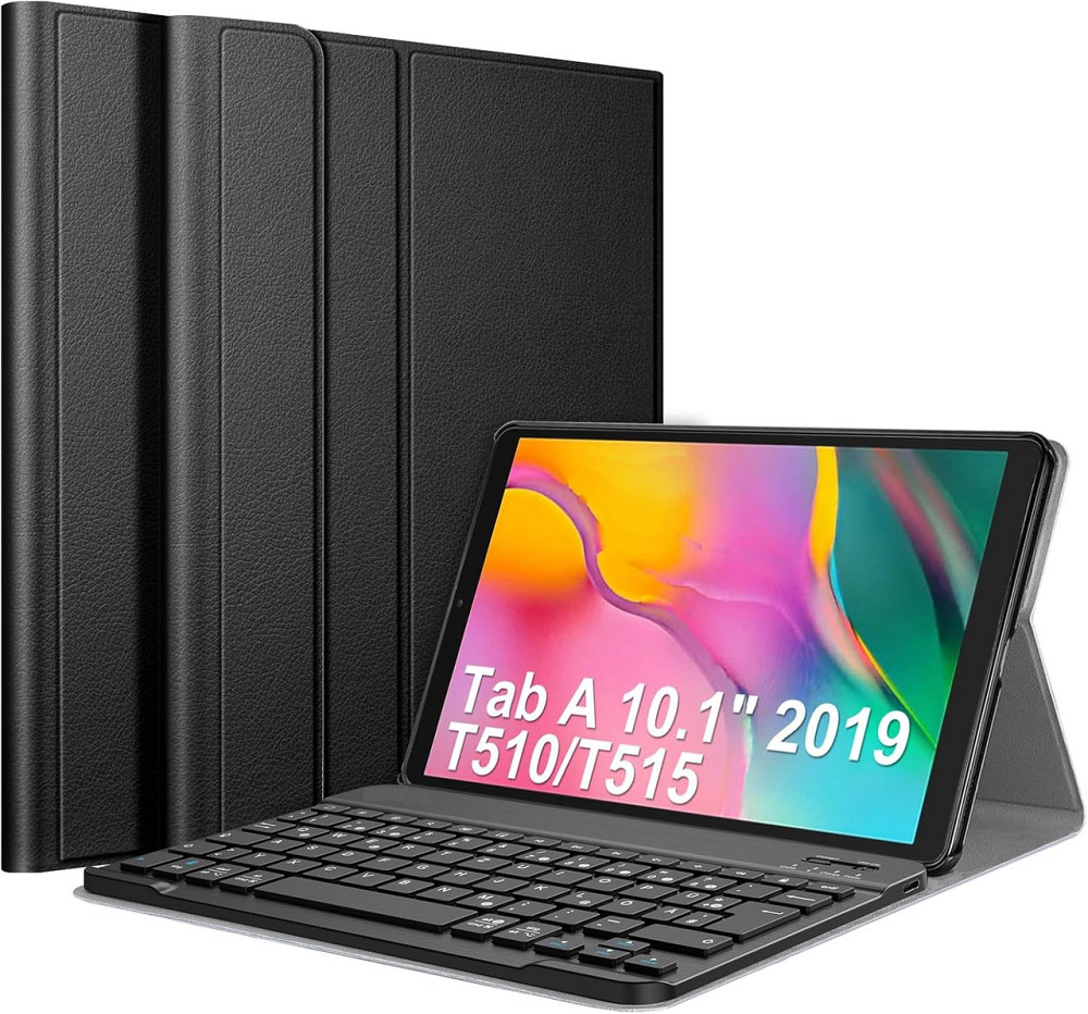 Защитный чехол-книжка Dingrich с Bluetooth клавиатурой Samsung Galaxy Tab A 10.1 дюйма [SM-T510/T515/T517] Днепр - изображение 1