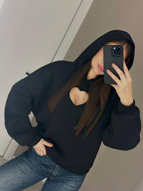 Женская с вырезом повседневная худые тринит на флисе Одесса - изображение 1