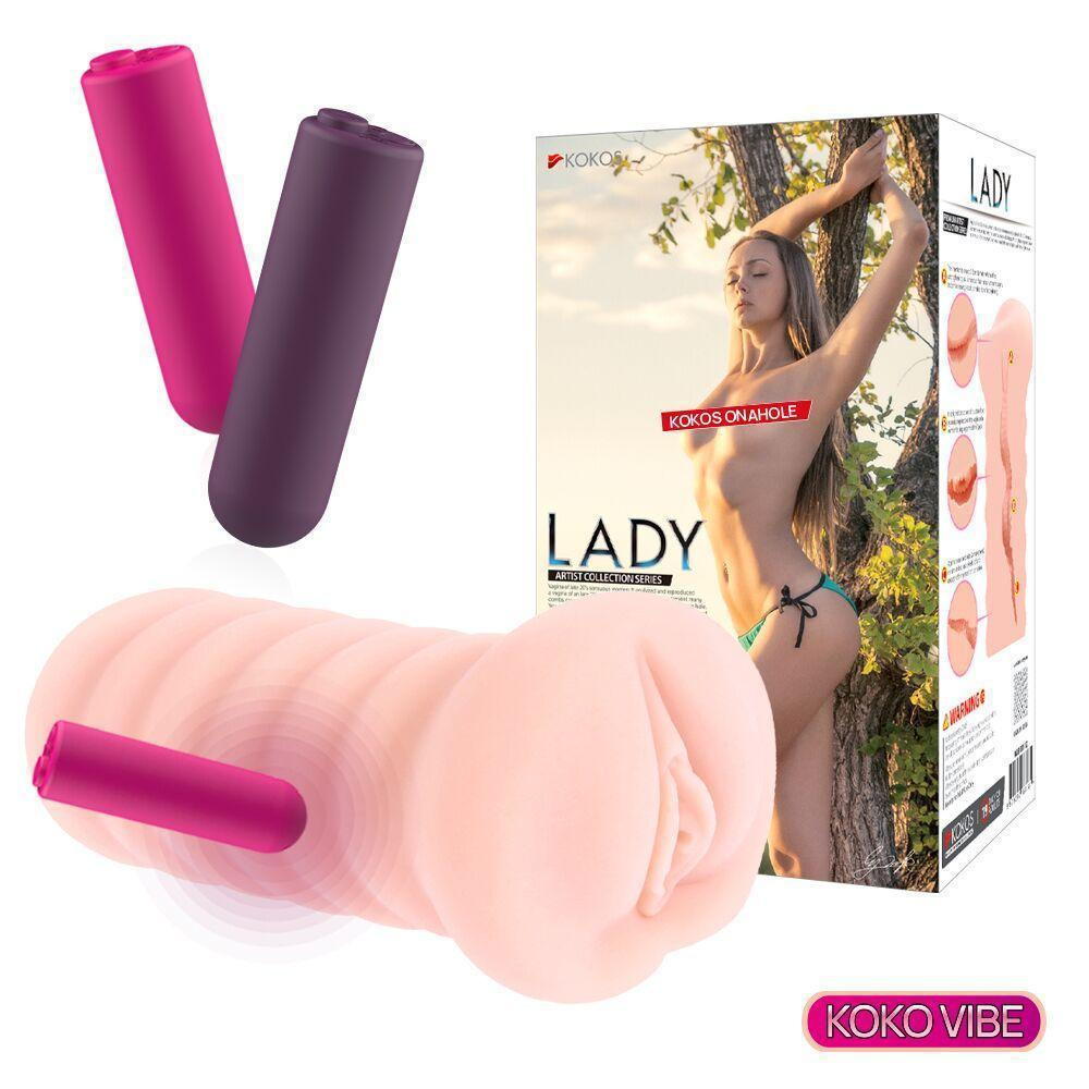 Мастурбатор-вагина Kokos Lady Vibe Sex Aura Киев - изображение 4