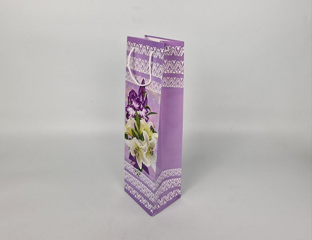 Пакет бумажный подарочный под бутылку  12/9/36(артBUT-71) (12 шт) Харьков - изображение 1