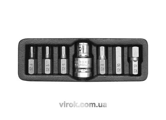 Набір насадок викруткових YATO НЕХ H4-12 з перехідником 1/2" 7 шт Одеса