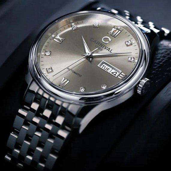 Годинник чоловічий наручний Carnival Toscana (Сріблясті) Київ - фото 3