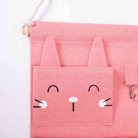 Підвісний органайзер на 3 відділення 28×33 (см) Рожевий HP-41-12P Коломия