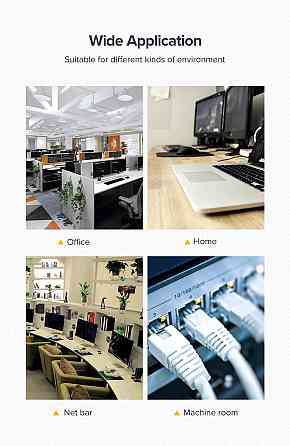 Кабель UGREEN Cat 6 LAN 3м черный Киев