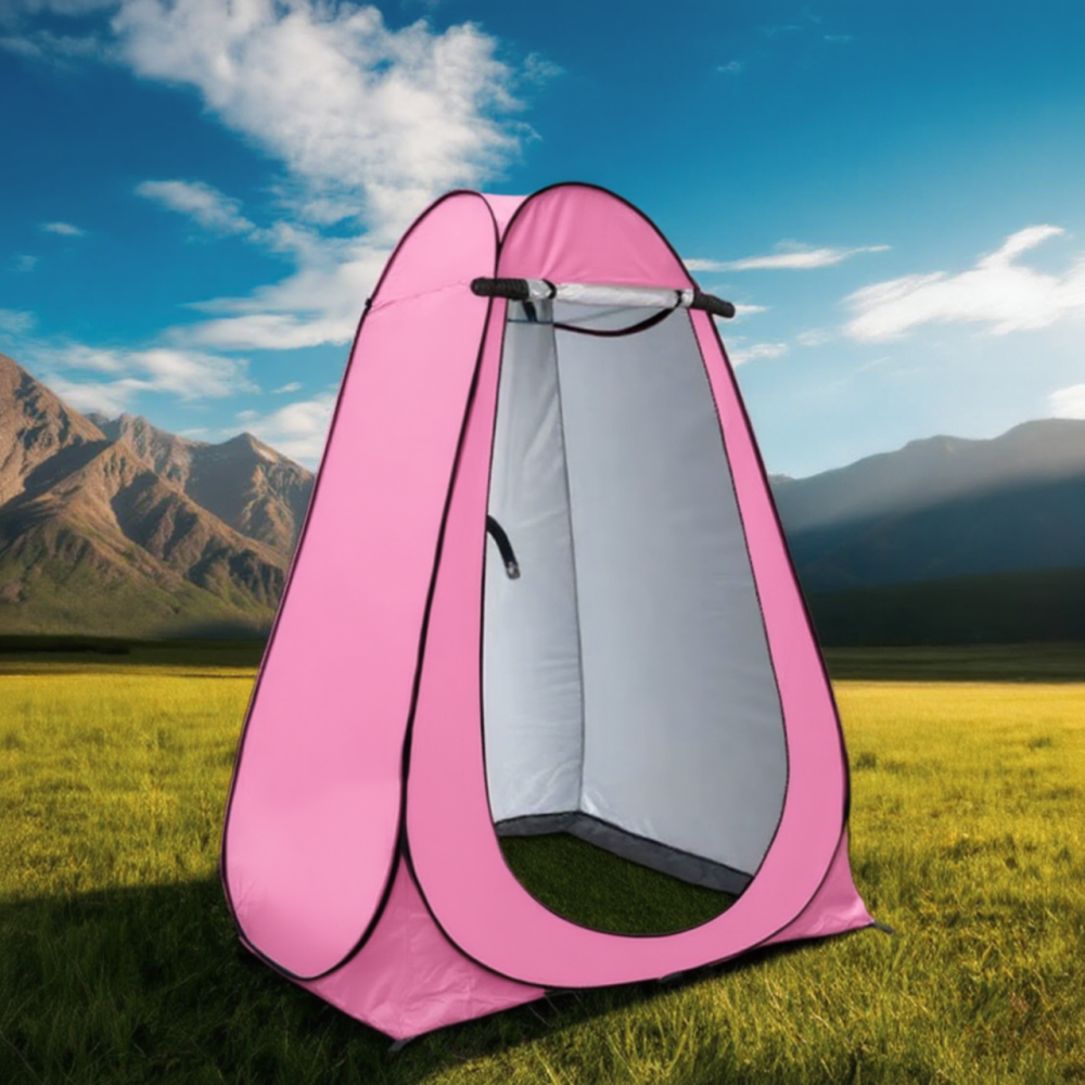 Душ туристический портативный 2в1 с палаткой: аккумуляторный кемпинговый душ мобильный для походов кемпинга,и автотуризма розовый Каменец-Подольский - изображение 3