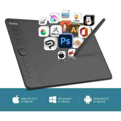 Графічний планшет Parblo Intangbo M Black (INTANGBOM) Вінниця