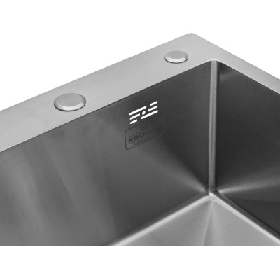 Мойка кухонная Kroner Gebьrstet-4545HM (CV033855) Винница - изображение 10