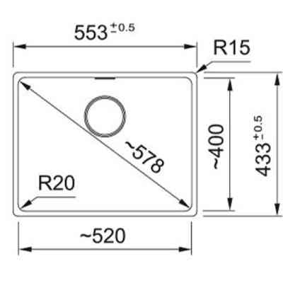 Мийка кухонна Franke 125.0701.780 Вінниця