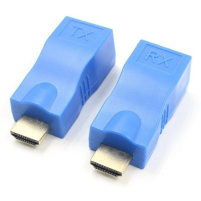 Адаптер HDMI extender passive 30m RJ45 1080P Extradigital (KBH1754) Винница - изображение 6
