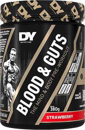 Передтренувальний комплекс DORIAN YATES NUTRITION BLOOD &amp; GUTS 380 G (STRAWBERRY) Луцьк