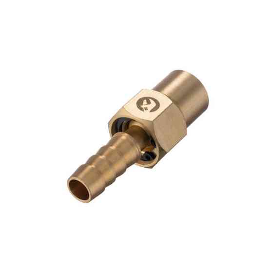 Шарнір поворотний, внутрішня різьба 1/4" на шланг 10 мм, латунь, STORM INTERTOOL PT-2202 Київ