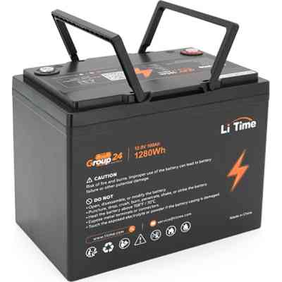 Батарея LiFePo4 Litime 12.8V-100Ah 1280Wh (Li-Time-GR24-12.8-100) Вінниця