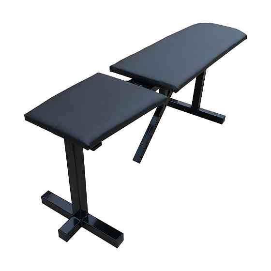 Скамья для жима регулируемая 40 на 40 мм черная без стоек Киев